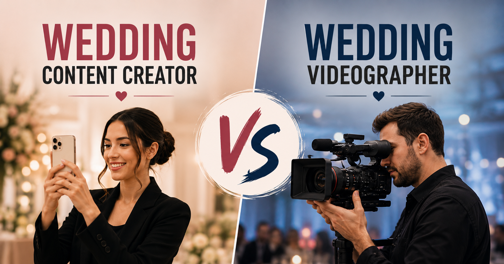 Wedding Content Creator vs Wedding Videographer
